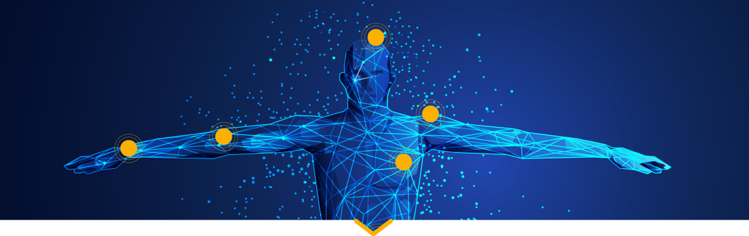 grafika umístění čipu